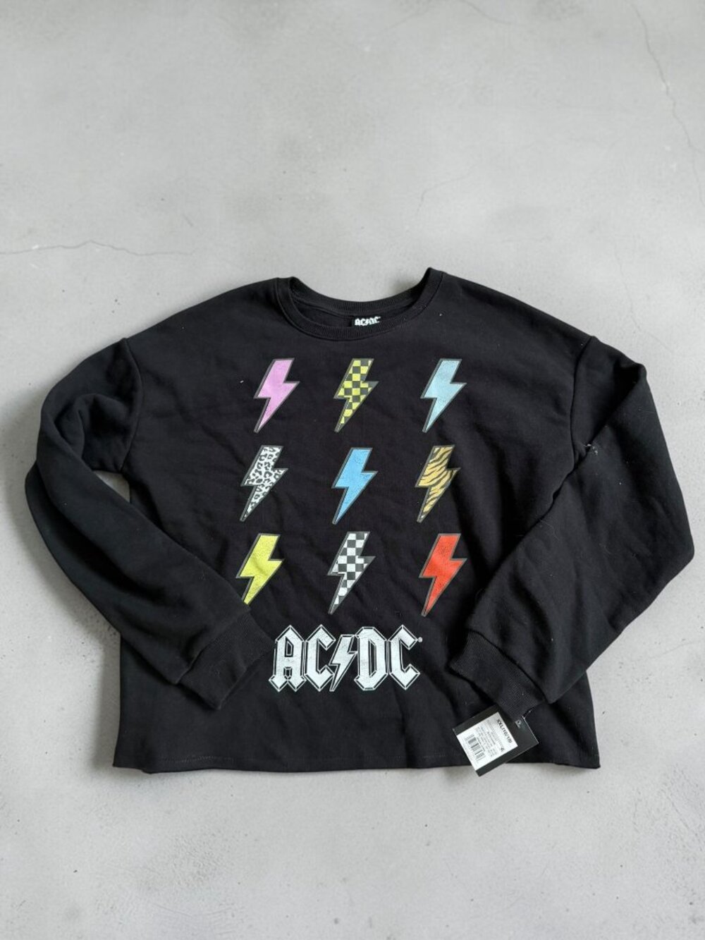 AC/DC Girls Sweatshirt Size XXL 16/18 NEW NWT